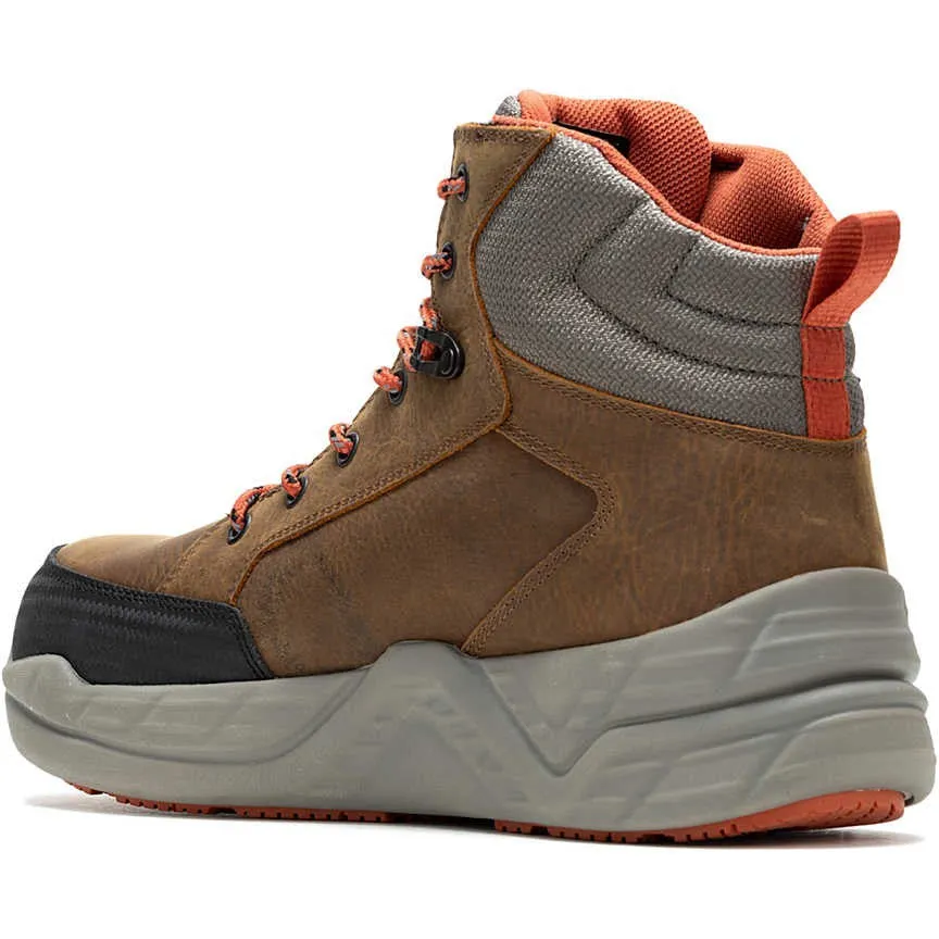 Wolverine Men's ProShift LX 6" Soft Toe WP Work Boot- Brown- W240002