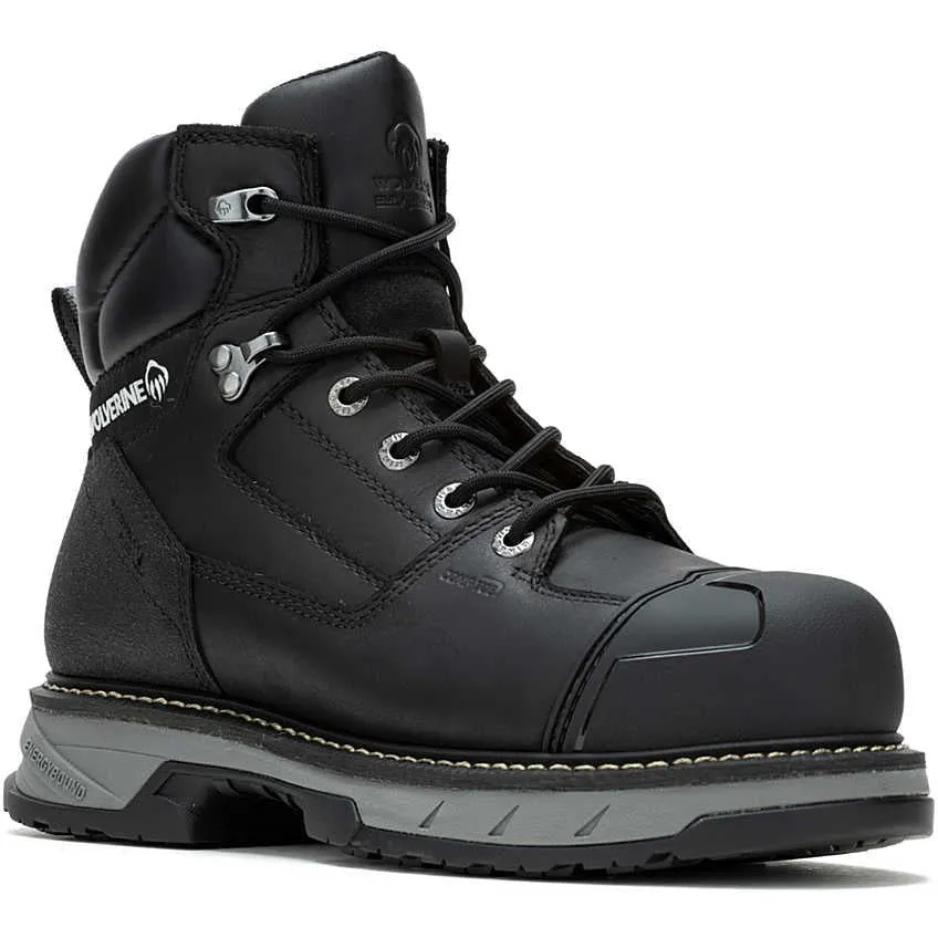 Wolverine Men's Reforce Heavy Duty 6" Comp Toe WP Work Boot Black W241112