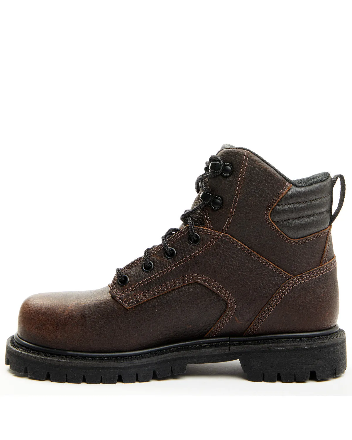 Women's 6" Lace-Up Work Boots - Steel Toe