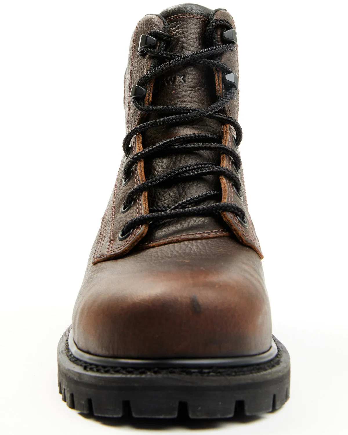 Women's 6" Lace-Up Work Boots - Steel Toe