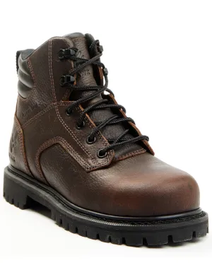 Women's 6" Lace-Up Work Boots - Steel Toe
