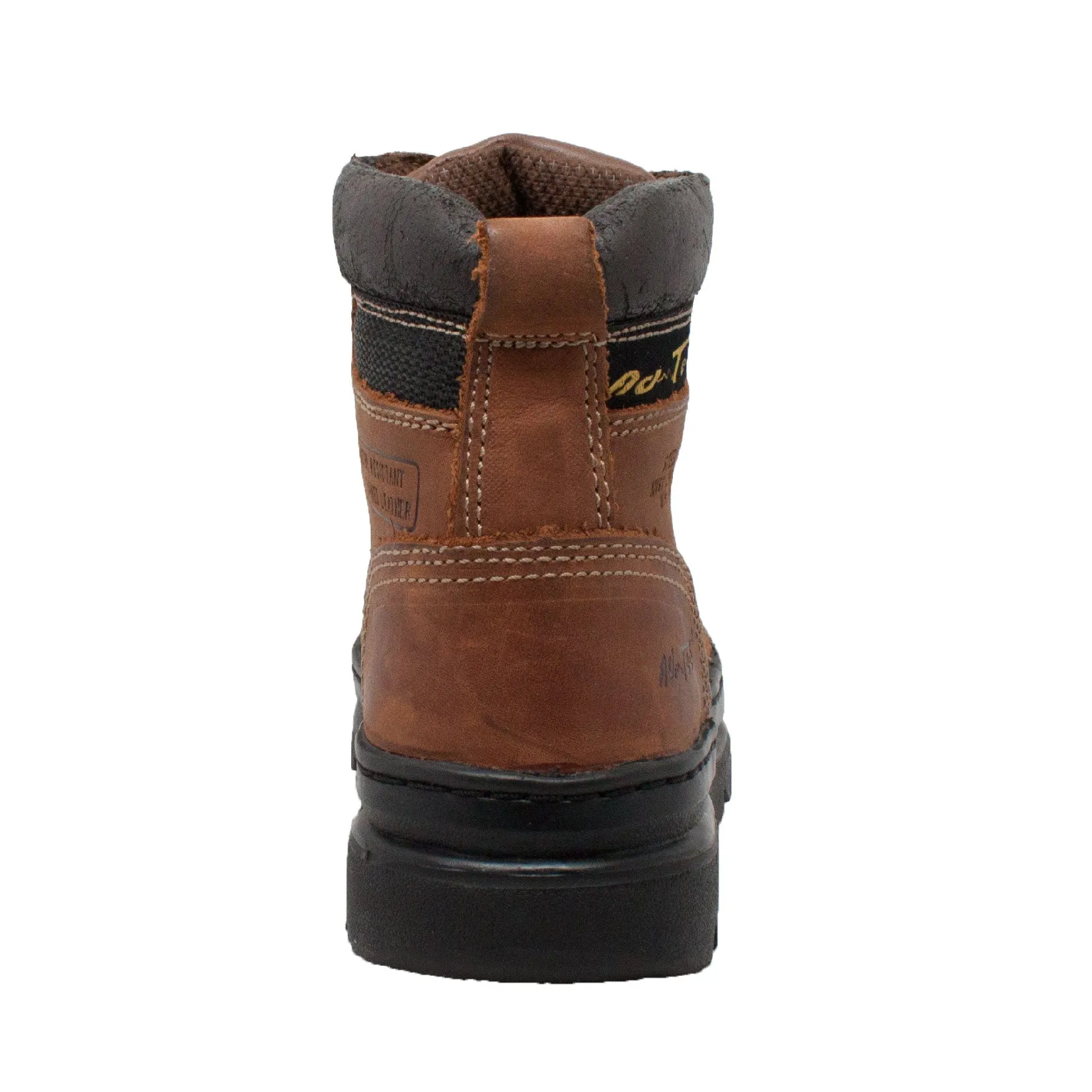 Women's 6" Steel Toe Work Boot Brown - 2977