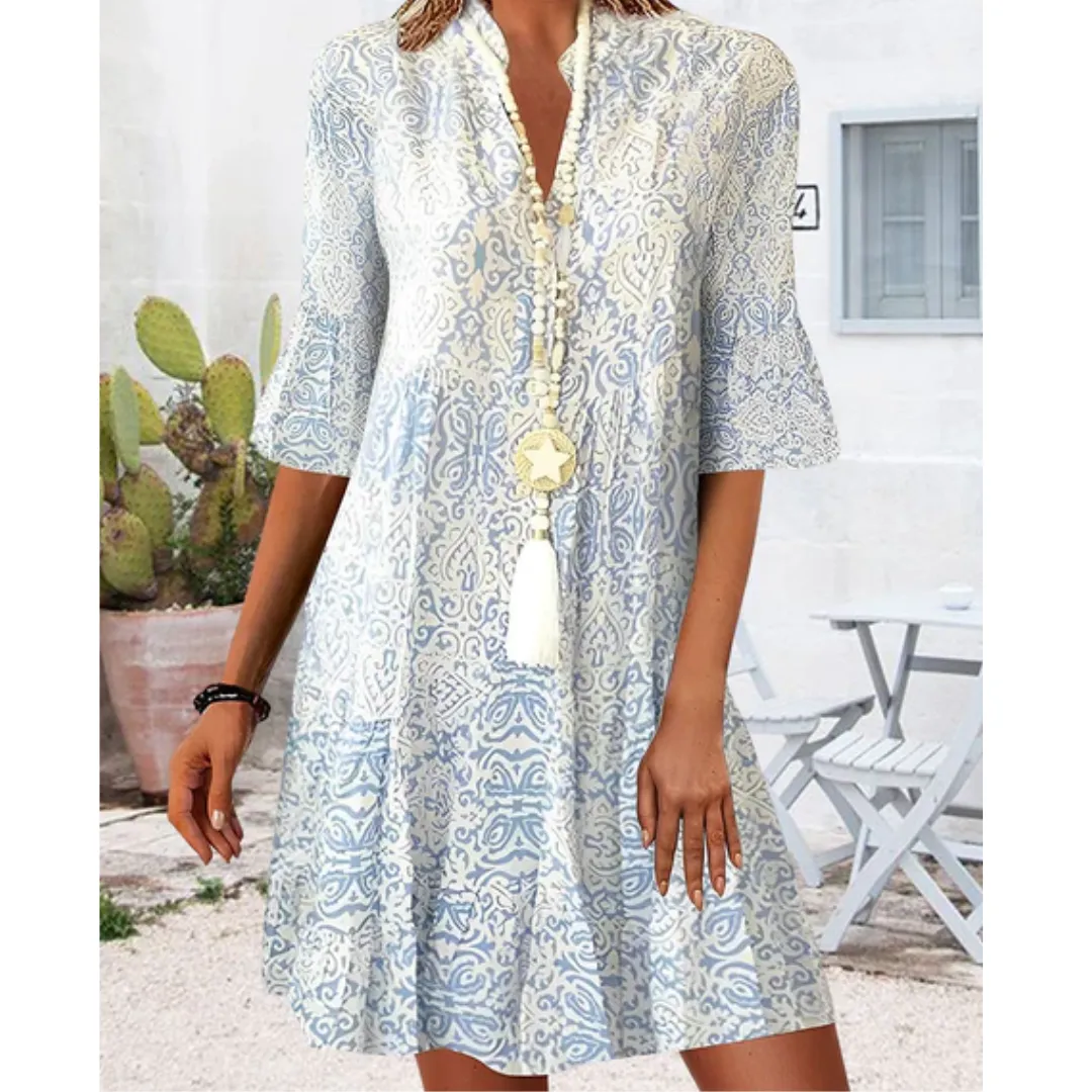 Women's Elegant Summer Boho Dress | Mini