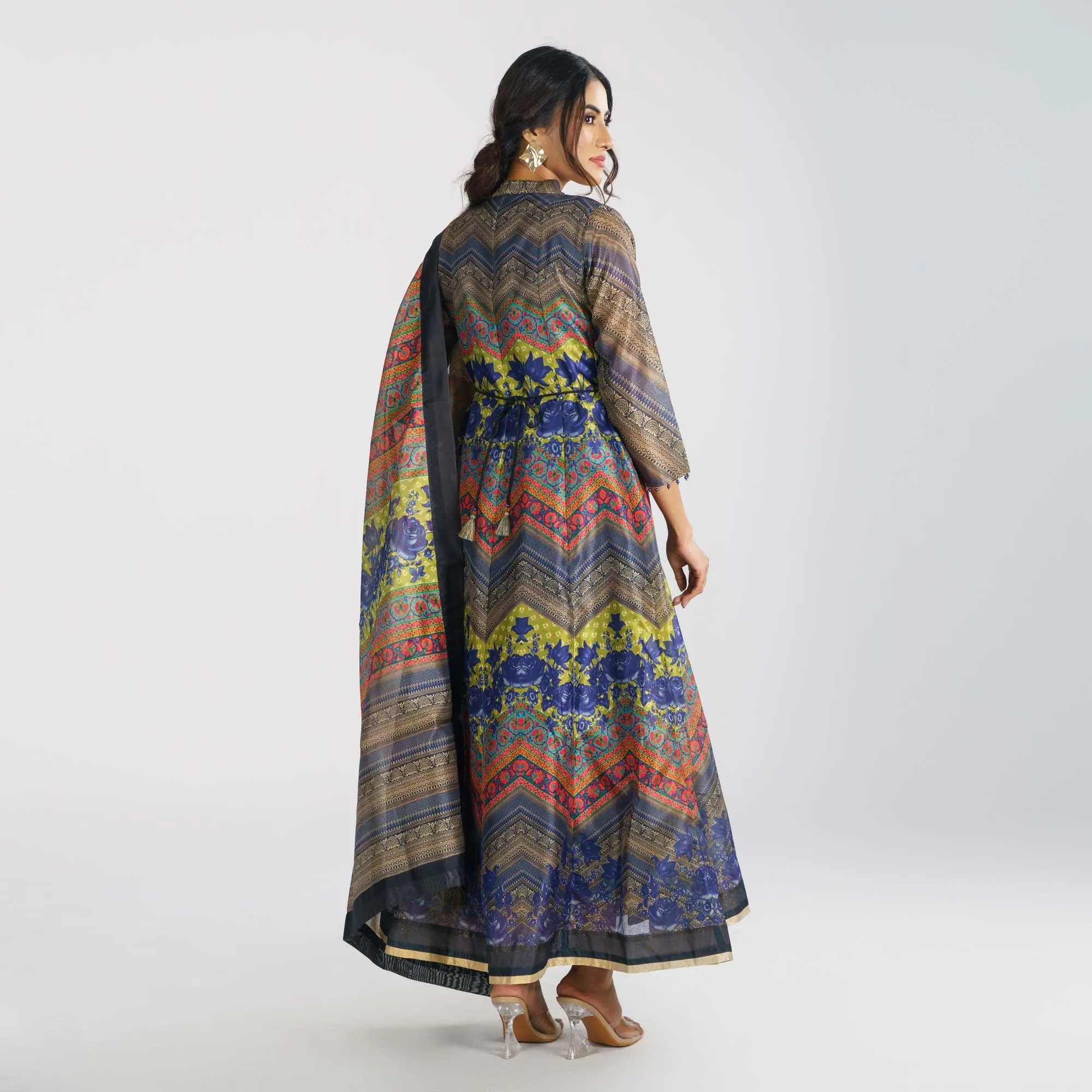 Women’s Ethnic Multi Color Gown