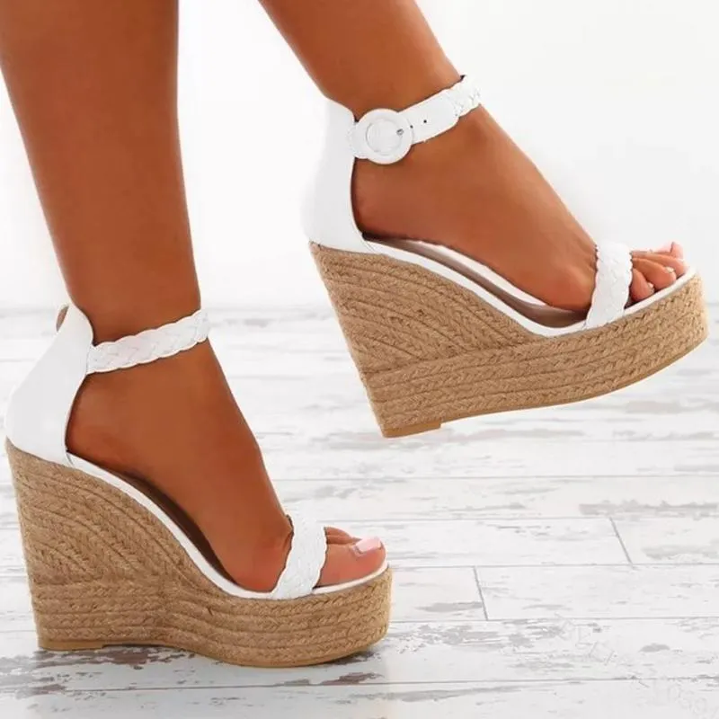 Women's Fashion Platform Straps Wedge Sandals