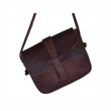 Women's Leather Crossbody Purse W/ Long Shoulder Strap
