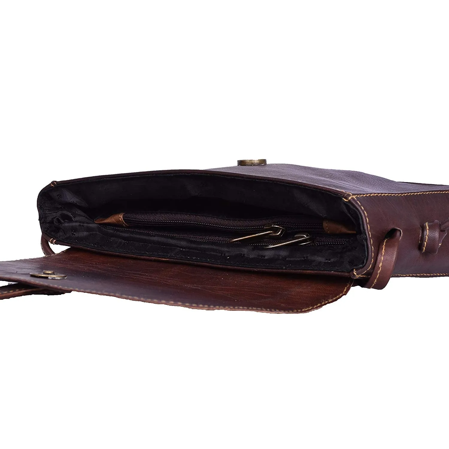 Women's Leather Crossbody Purse W/ Long Shoulder Strap