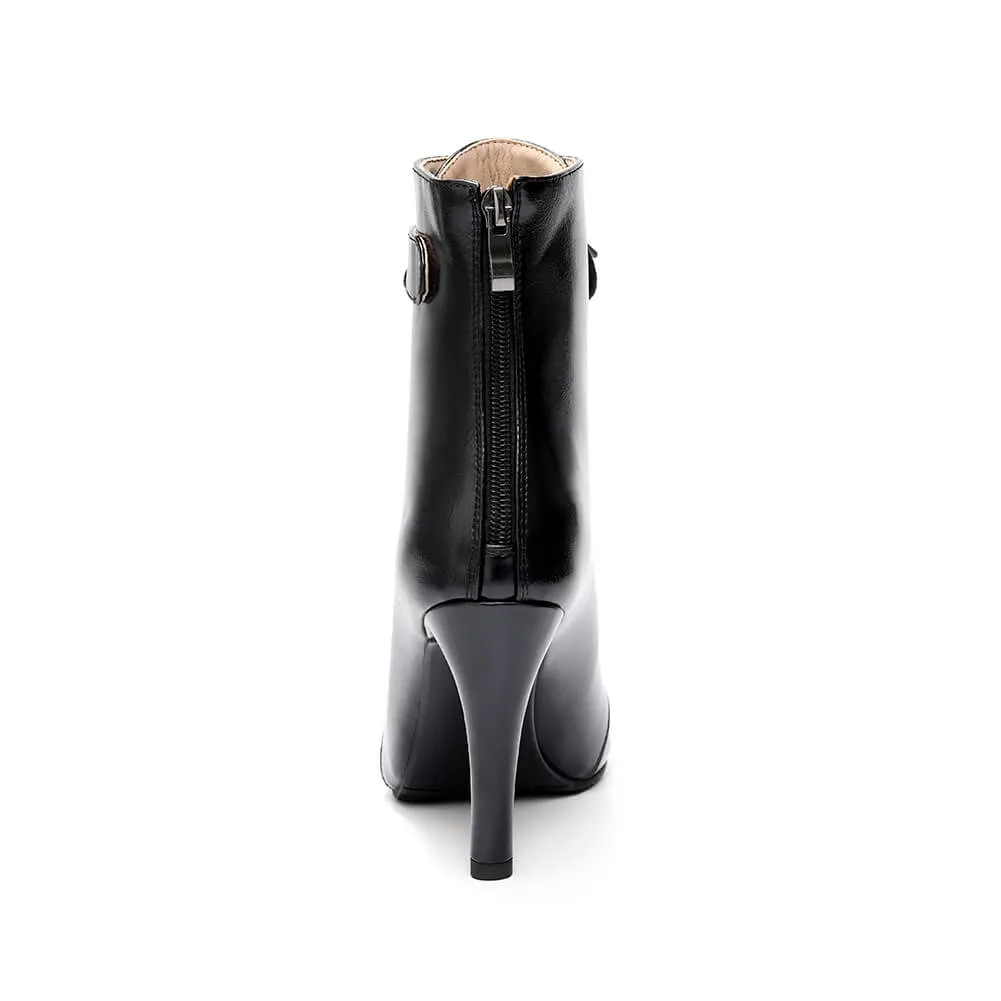 Women's Leather Lace Up Dance Boots