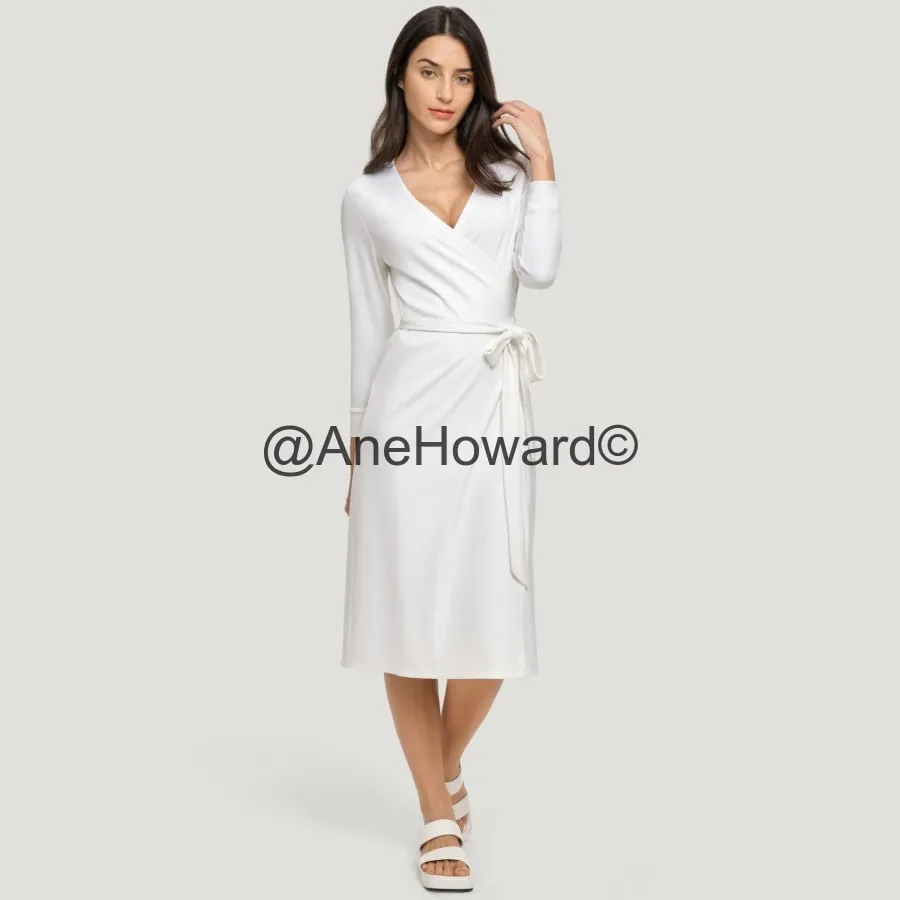 Women’s ¾ Sleeve Dress Zebra & Red Cherry