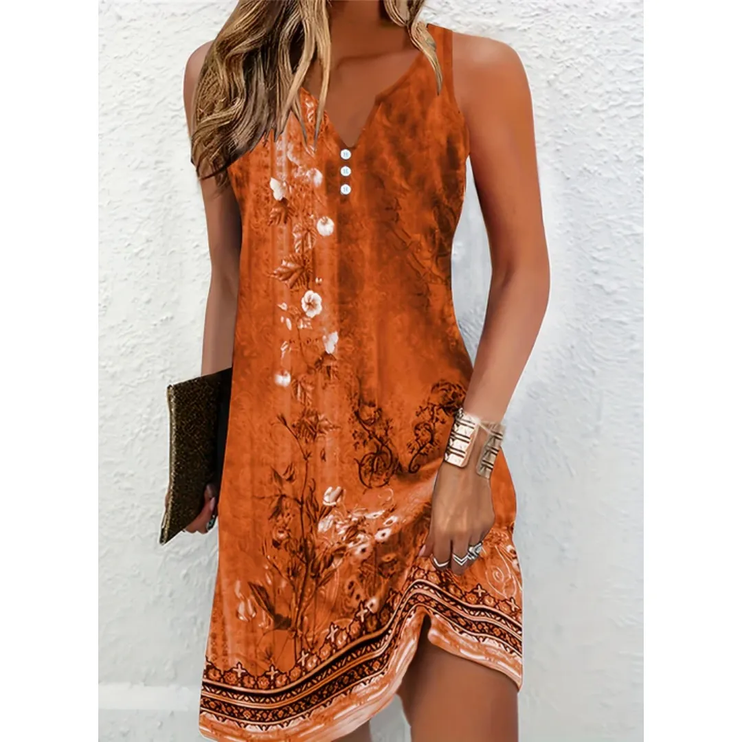 Women's Summer Beach Sleeveless Dress | Mini