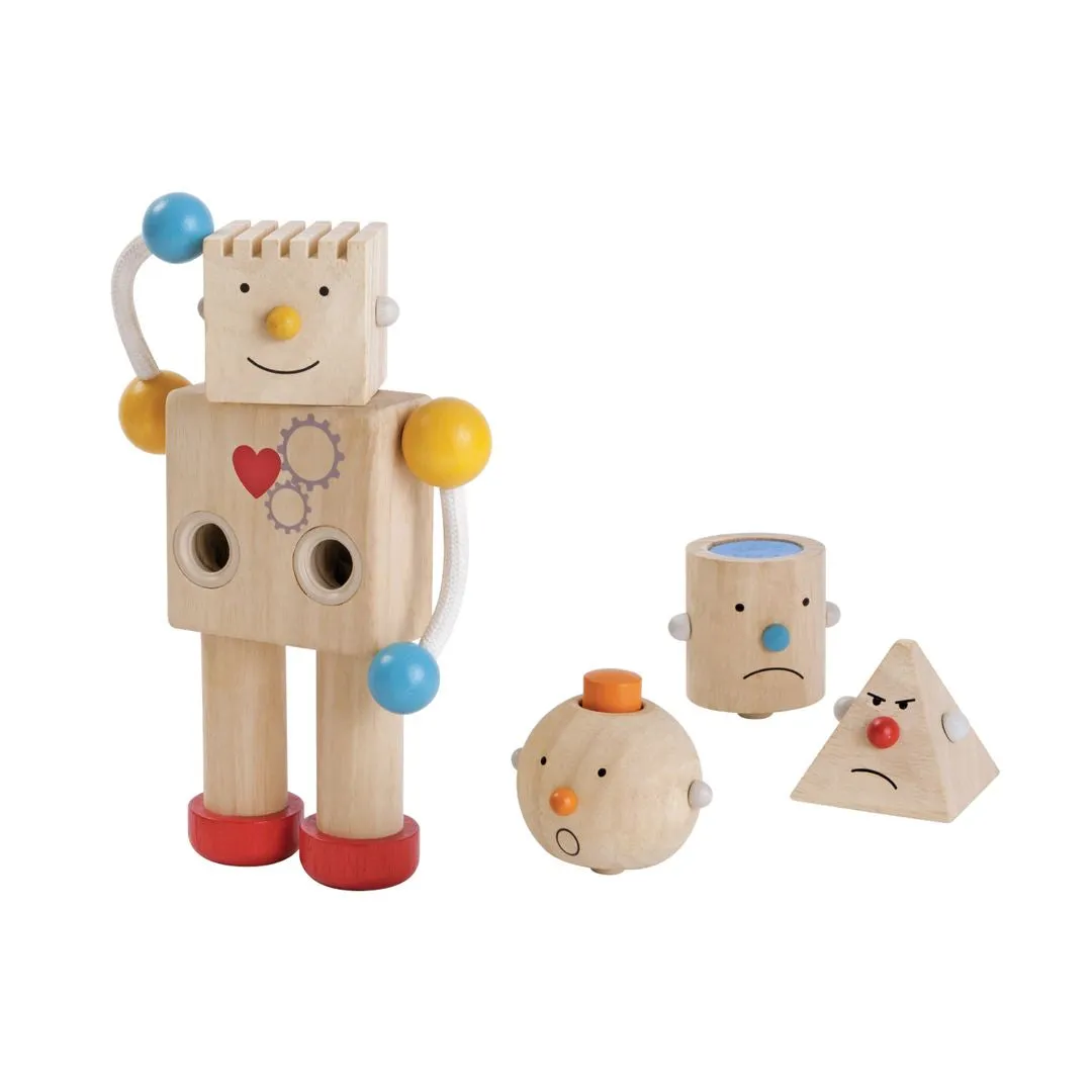 Wooden Build A Robot
