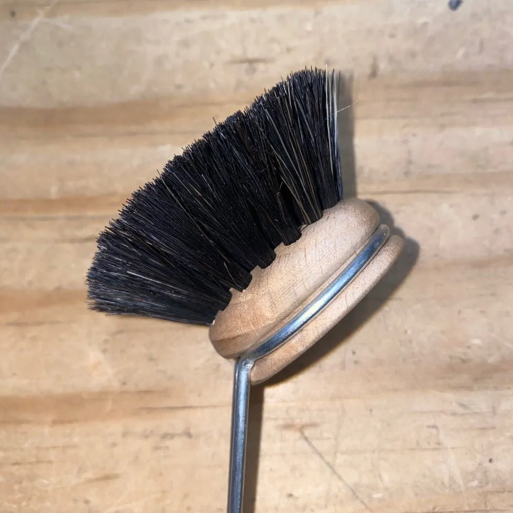 Wooden Dish Brush Replacement Head - Horse Hair Bristles