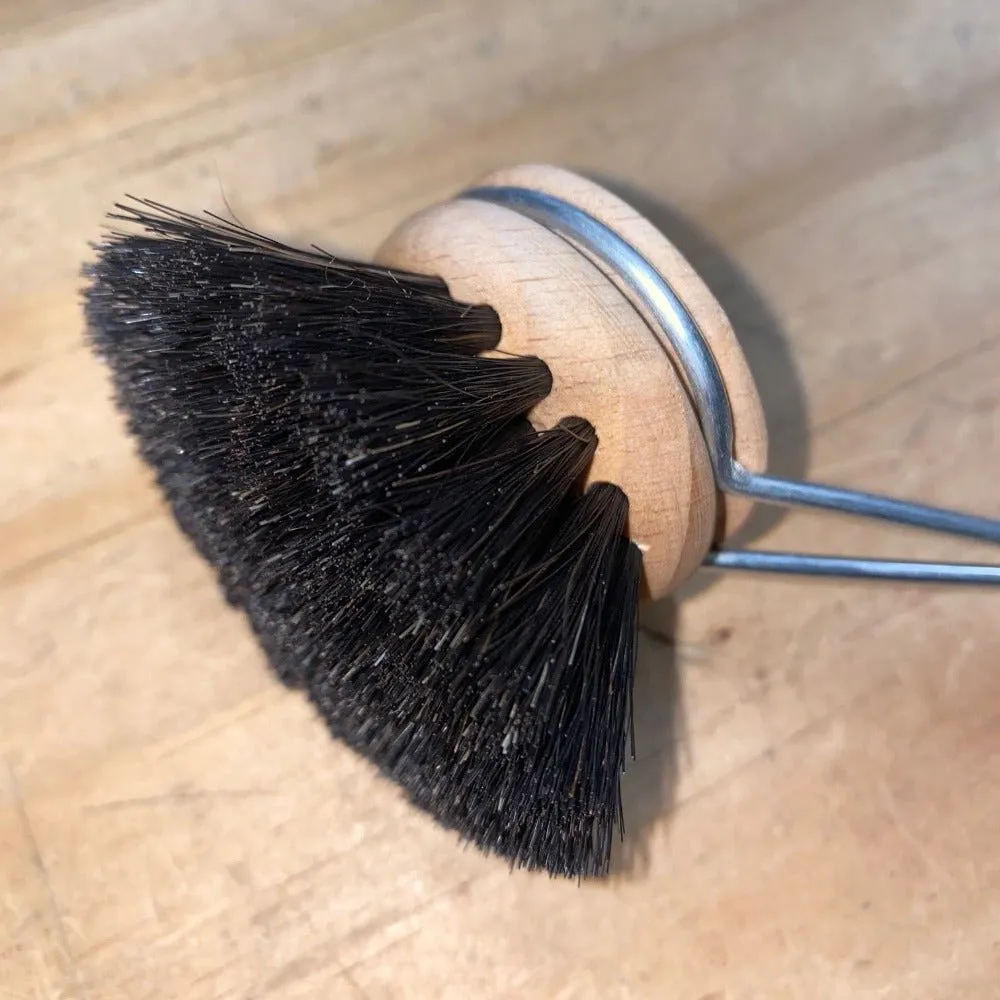 Wooden Dish Brush Replacement Head - Horse Hair Bristles