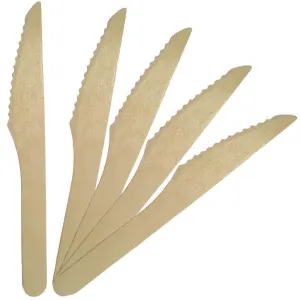 Wooden Disposable Knives ( 100 count)