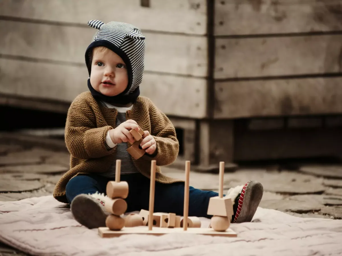 Wooden Natural Stacking Toy XL