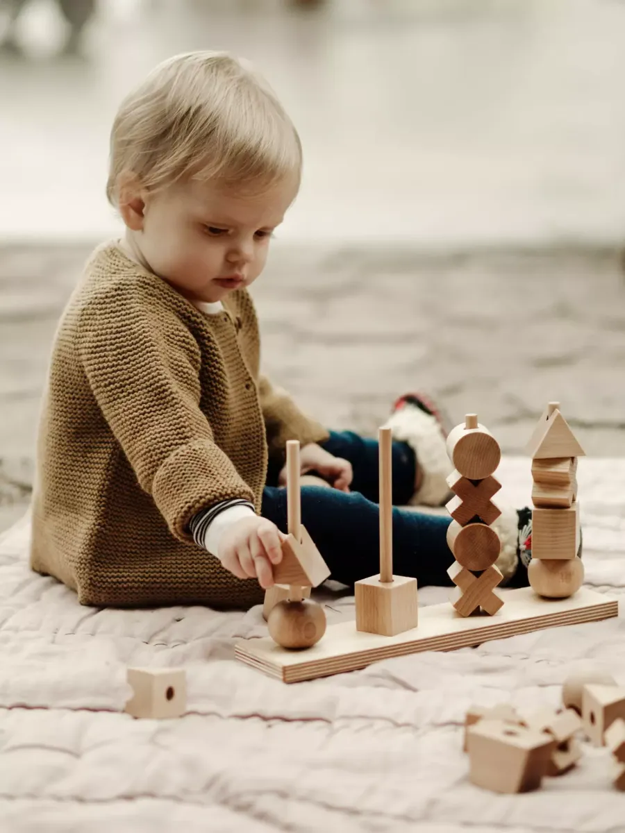 Wooden Natural Stacking Toy XL
