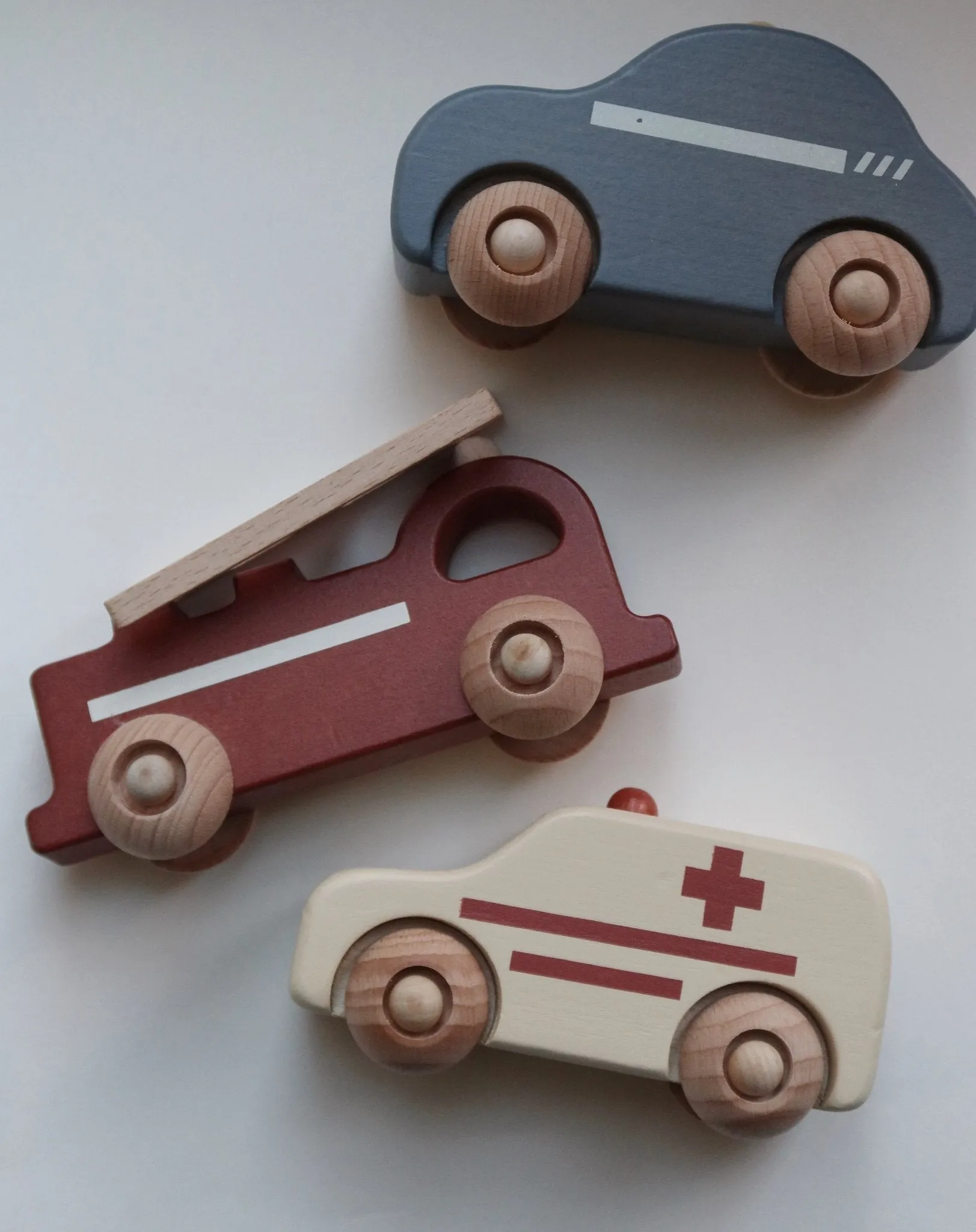 Wooden Police Car by Konges Sløjd