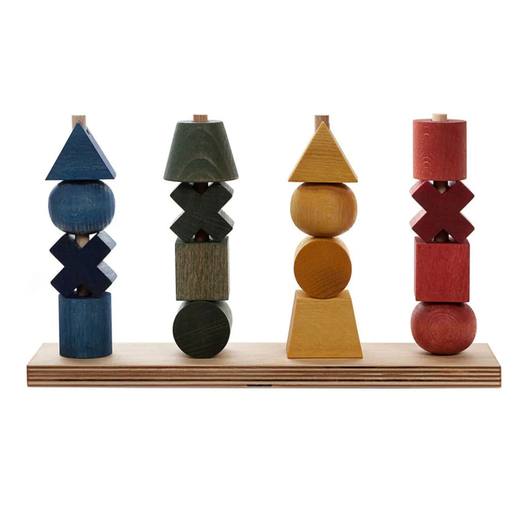 Wooden Rainbow Stacking Toy XL