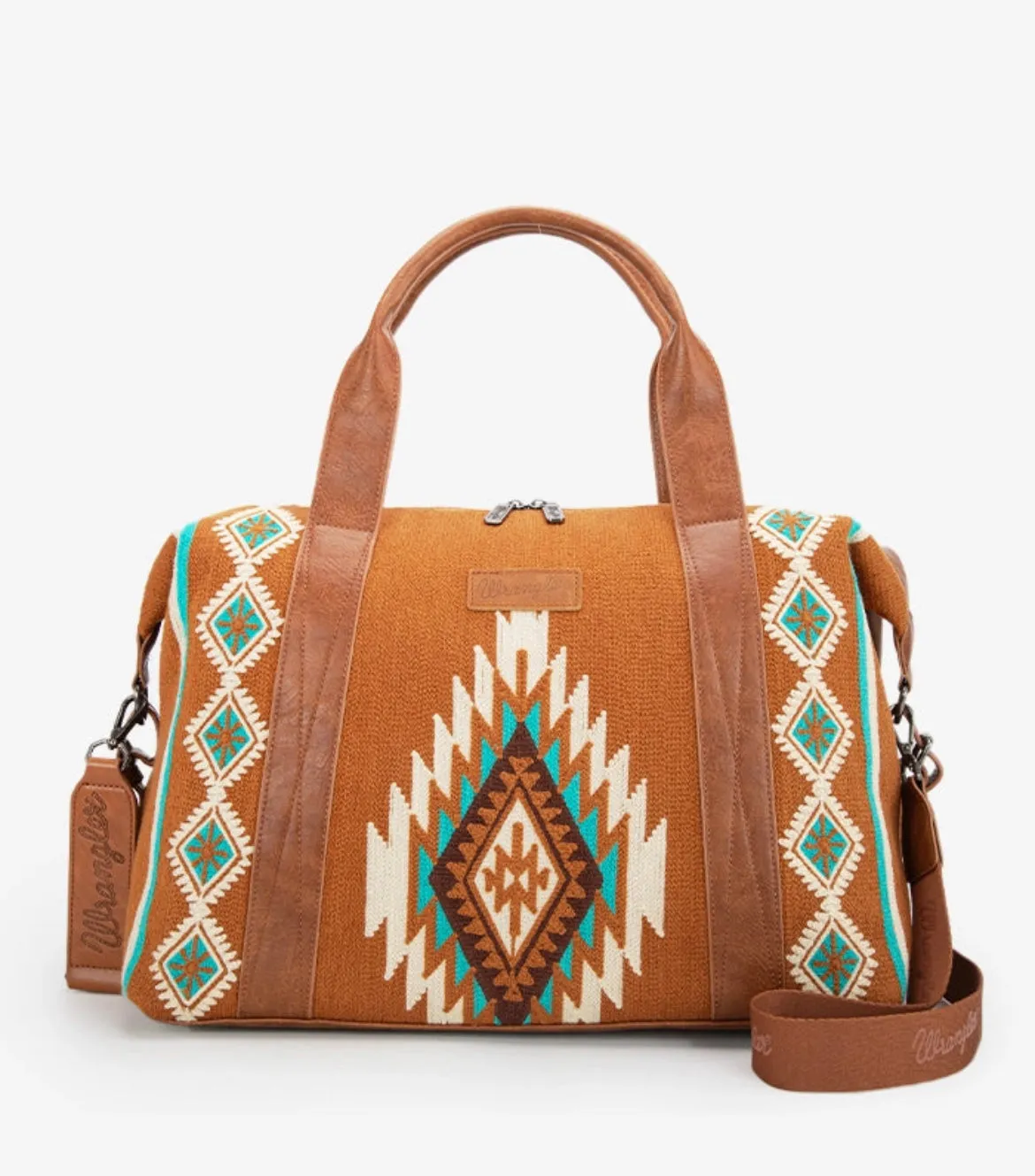 Wrangler Aztec Knitted Duffle Bag