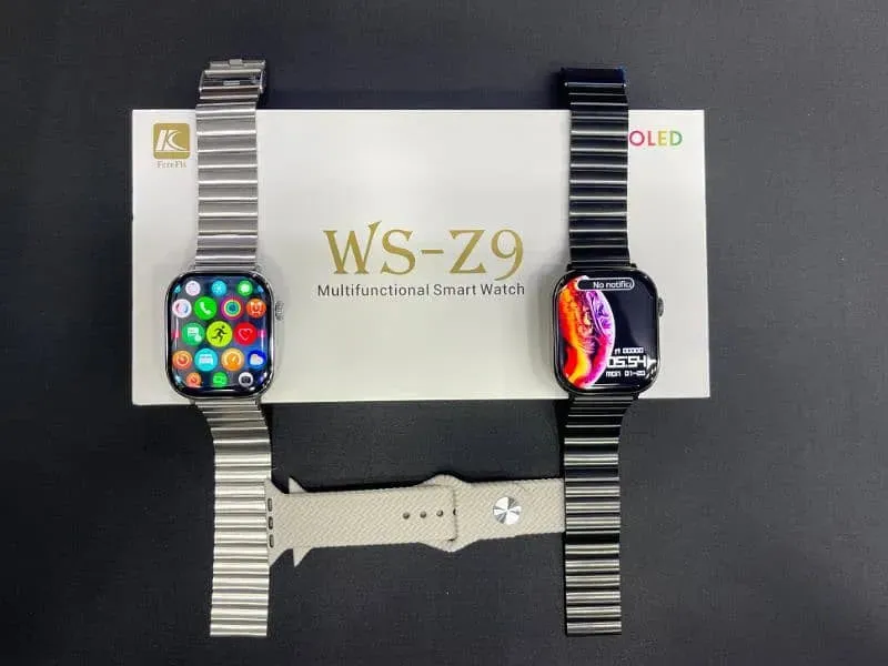 WS-Z9 Smart Watch With Amoled Display - Series 9 - Bluetooth Calling - Wireless Charging