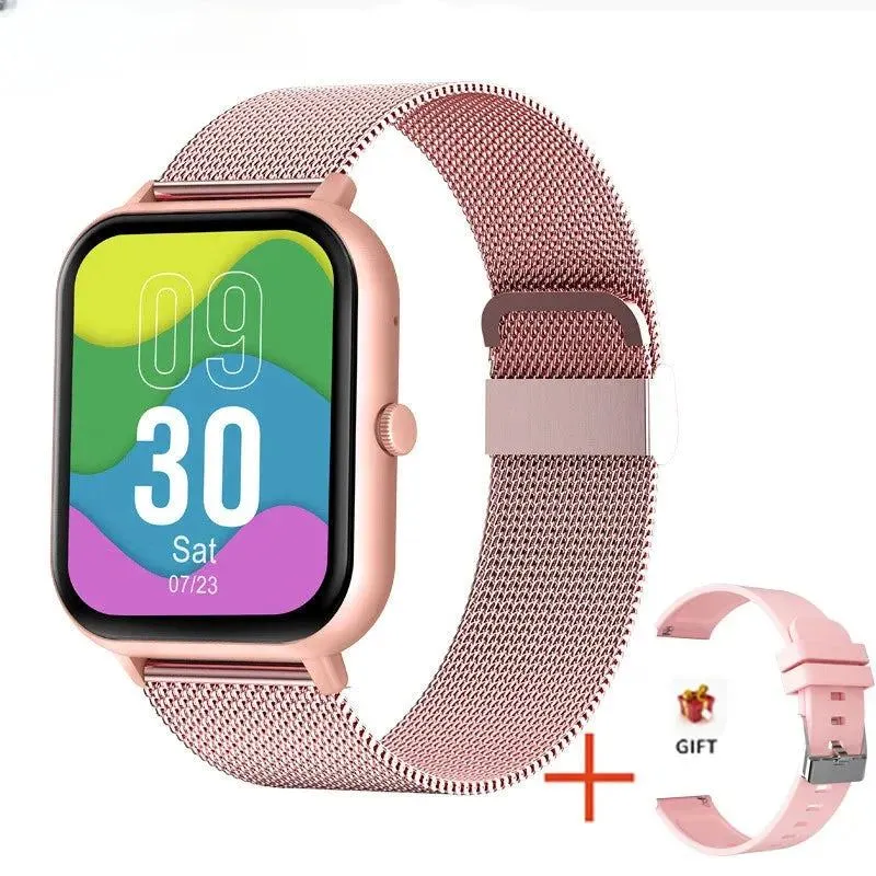 Xiaomi Call Smart Watch Women Custom Dial Smartwatch For Android IOS Waterproof Bluetooth Music Watches Full Touch Clock