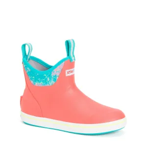 Xtratuf Women's 6" Ankle Deck Boots Coral Coho XWAB-4CH