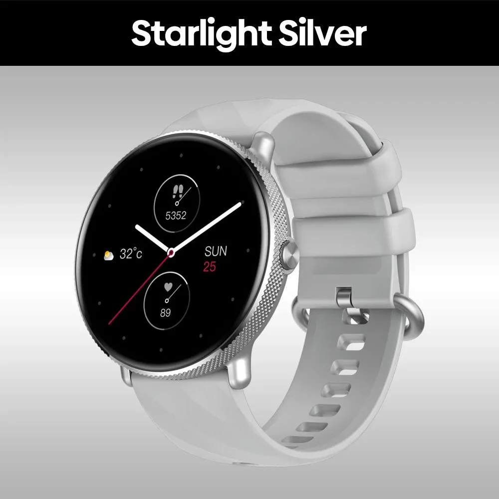 Zeblaze GTR 3 Pro AMOLED Display Smart Watch 316L Stainless Steel Frame Make/Receive Phone Calls Smartwatch For Men Women