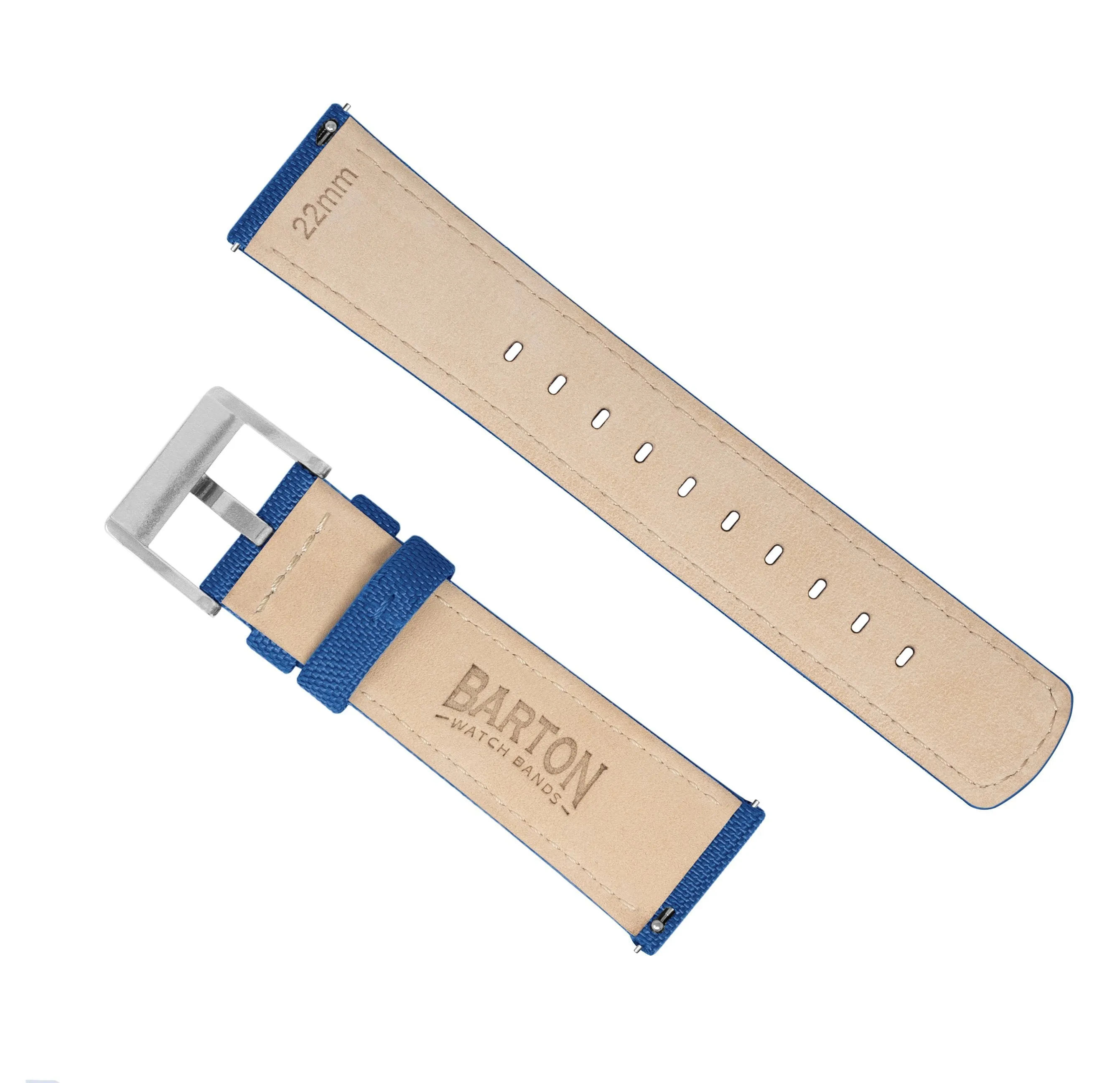 Zenwatch Zenwatch 2 Sailcloth Quick Release Royal Blue Watch Band